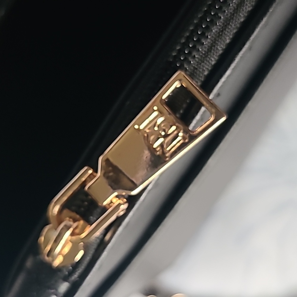 Badgley Mischka Black Crossbody Bag with Gold Accents - Picture 10 of 13